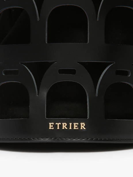 Bucket Bag Epona Leder Etrier Zwart epona EEPO136M ander zicht 8